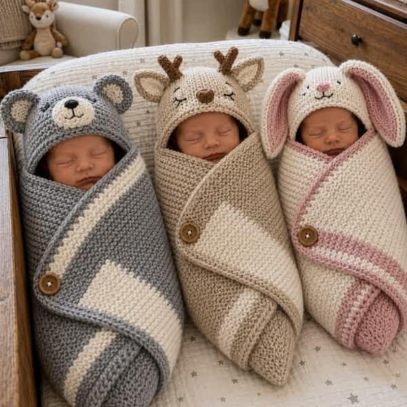 Bear Baby Cocoon Crochet - Etsy