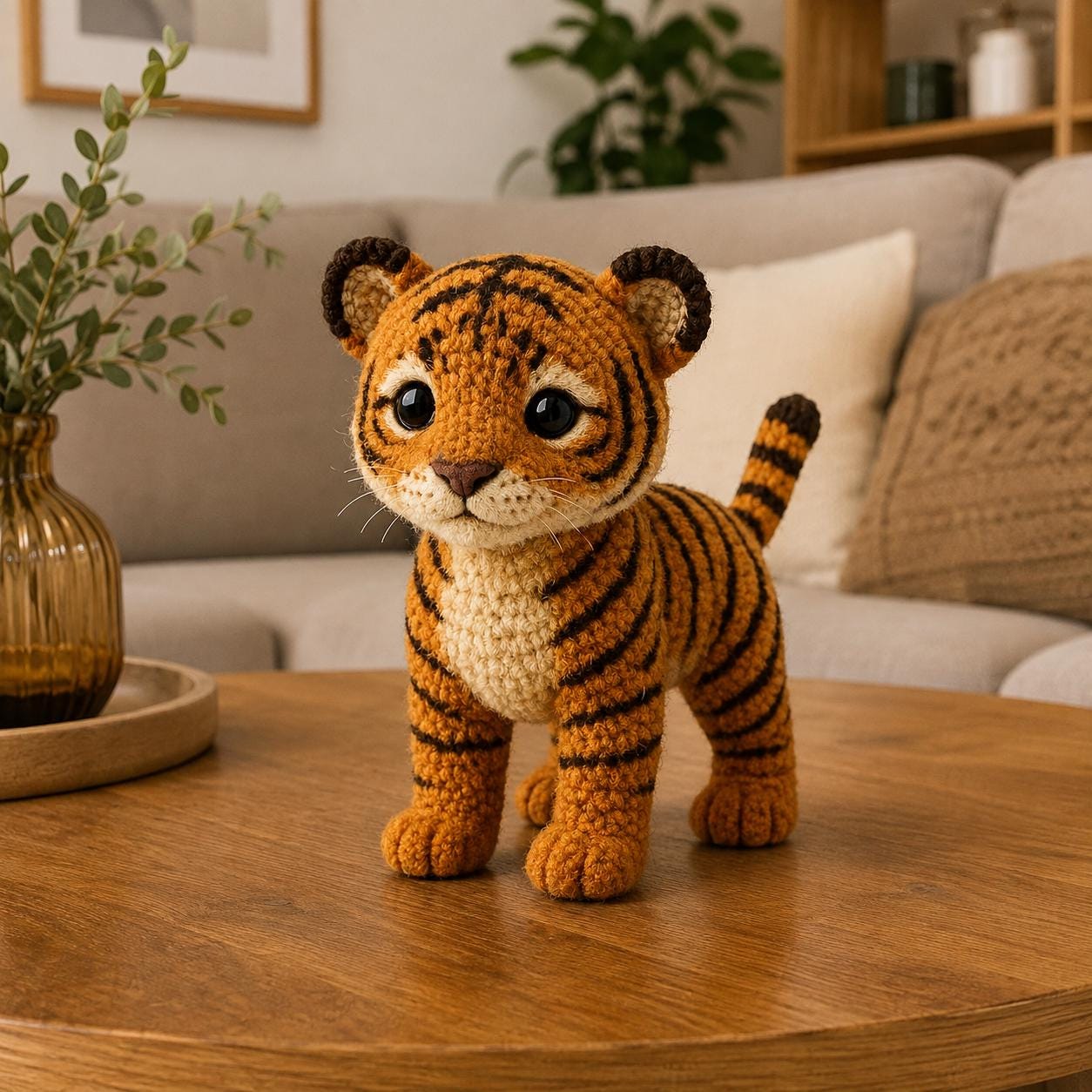 30 Tiger Crochet Patterns: Realistic, Cute, and Giftable Designs for Every Crocheter 21 Realistic Baby Tiger Crochet Pattern PDF