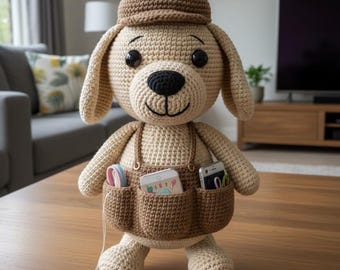 Bulldog Amigurumi Crochet Pattern – Cute Puppy Plush PDF Tutorial – Beginner Friendly Dog Pattern