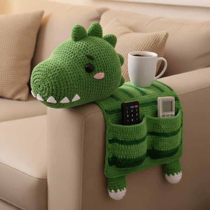 30 Brontosaurus Crochet Patterns for Cute Dino Gifts, Nursery Decor, and Plushies 20 Mama & Baby Brontosaurus Crochet Pattern – Beginner-Friendly Amigurumi