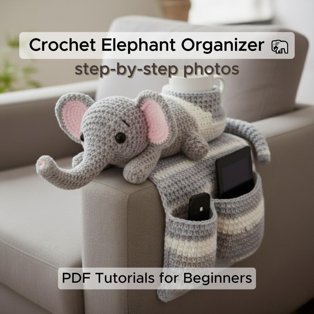 Elephant Amigurumi Crochet Pattern – DIY Plush Toy (PDF Pattern) - Etsy