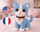 Realistic Crochet Cat Pattern PDF | Amigurumi Kitten Tutorial | Handmade Plush Cat Crochet Design