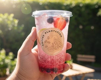 Adesivi in vinile con logo personalizzato: etichette impermeabili all'ingrosso per piccole imprese (2,5")