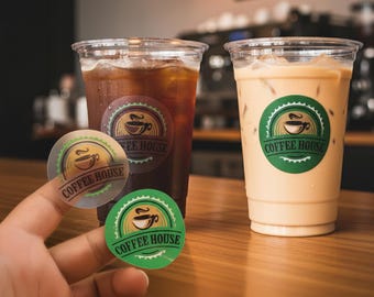 Etichette in vinile personalizzate, 1000 adesivi con logo personalizzato per piccole imprese (2"), etichette in vinile impermeabili, adesivi per imballaggi personalizzati in grandi quantità per tazze