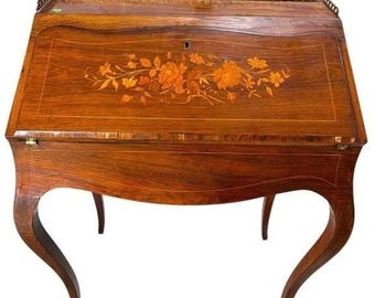 19th Century French/Italian Ladies Desk Antique with Character
