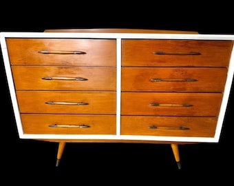 Conjunto completo de quarto estilo meados do século