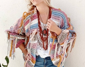 Fringed Cardi.