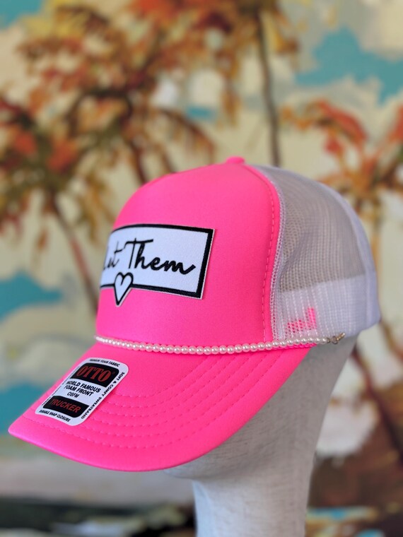 Let Them Trucker Hat - Etsy display picture 3