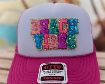 Colorful Beach Vibes Trucker Hat