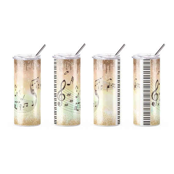 20 Oz Music Sublimation Tumblers Stainless Steel 