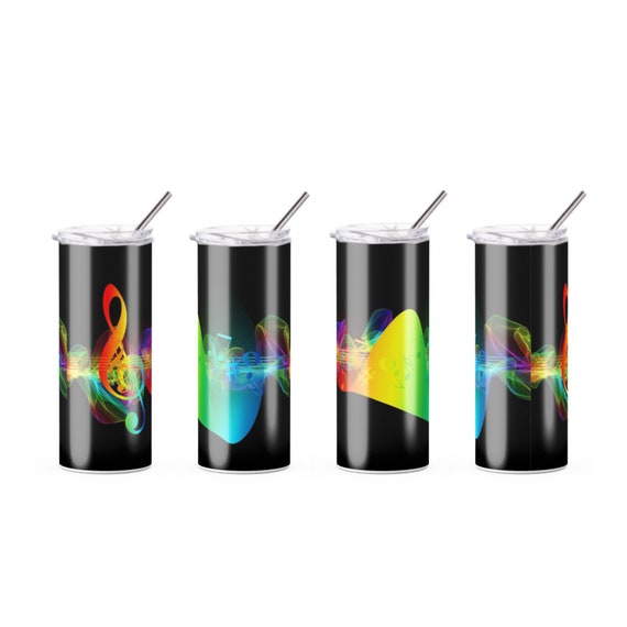 20 Oz Music Sublimation Tumblers Stainless Steel 