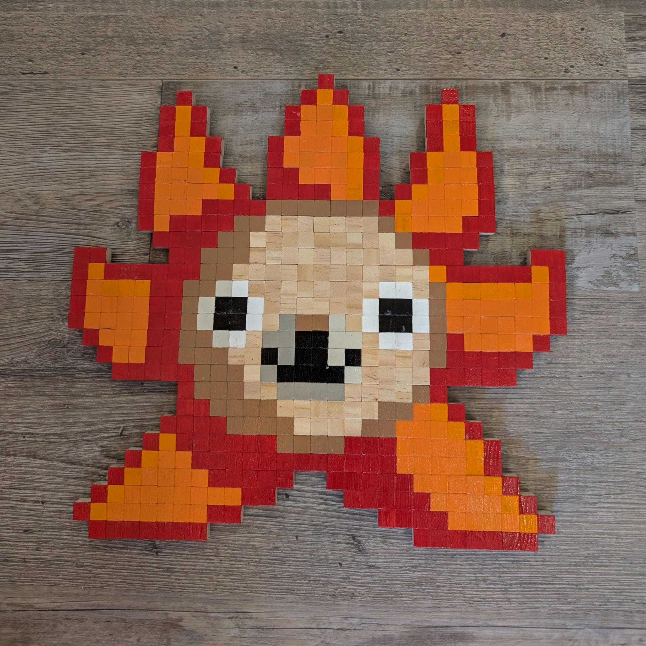 Wooden Pixel Geek Art - One Piece - Thousand Sunny Figurehead - Etsy