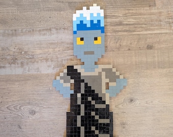 Wooden Pixel Geek Art - Hades