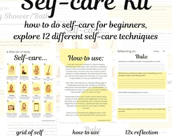 Desafio de autocuidado de 12 dias: Grade diária para saúde mental e atenção plena (Download em PDF)