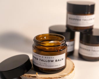 Whipped Tallow Balm | Grass-fed Beef, Face & Body Moisturizer