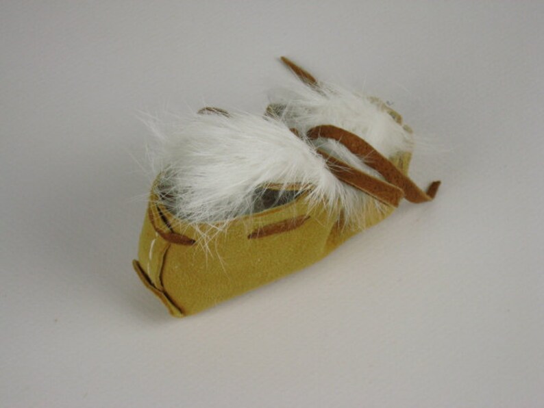 making moccasins out of deer hide