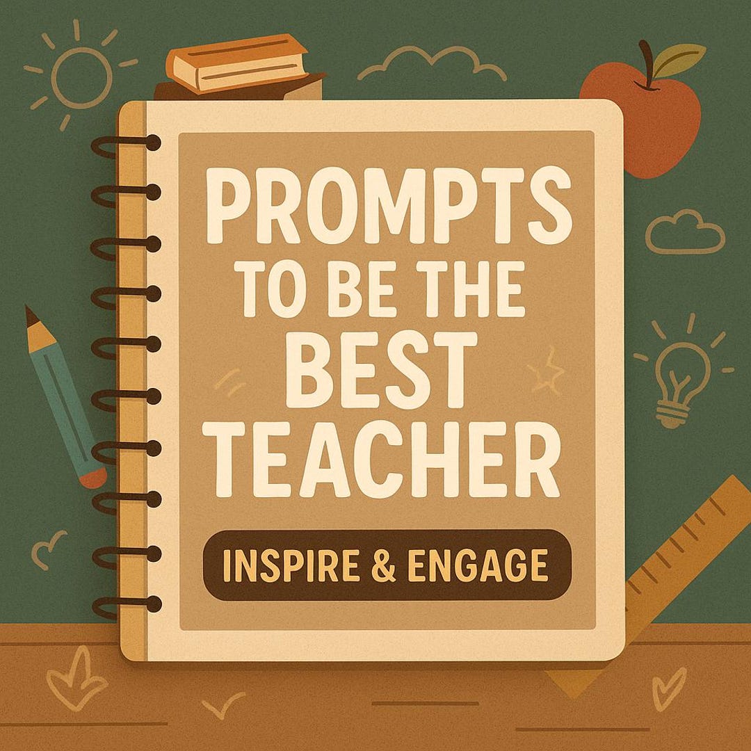 Teacher Prompts Guide: Reflect, Engage, Inspire (PDF & Word) - Etsy