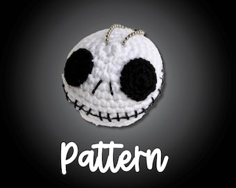 Crochet Skeleton Man Pattern - Crochet Pattern - Jack Skellington Pattern - Amigurumi Pattern - Crochet Keychain - Halloween Pattern
