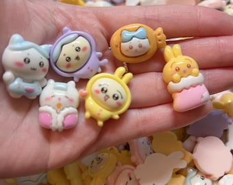 Chiikawa Resin Beads 25pcs | Kawaii Craft Charms, DIY Accessories