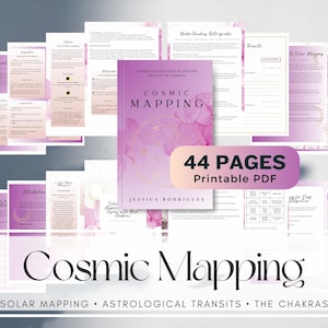 Cosmic Mapping | Astrology Birth Chart Guide for Self-Discovery & Personal Insight (Printable PDF)