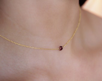 Birthstone Necklace / Choker Necklace / Chokers / Simple Jewelry / Minimalist Jewelry / Choker / Layering Necklaces / Layered Necklaces