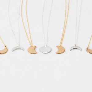 Celestial Sisterhood Necklaces celebrate divine friendship in stellar style. Moon phase pendants symbolize your unique soul sisters and the rare friendships you share. Each moon phase necklace is intentionally handcrafted using elevated materials.