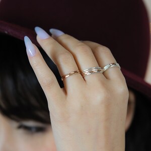 Heart Ring / Stacking Ring / Love Jewelry / Anniversary Gift / Wife ...