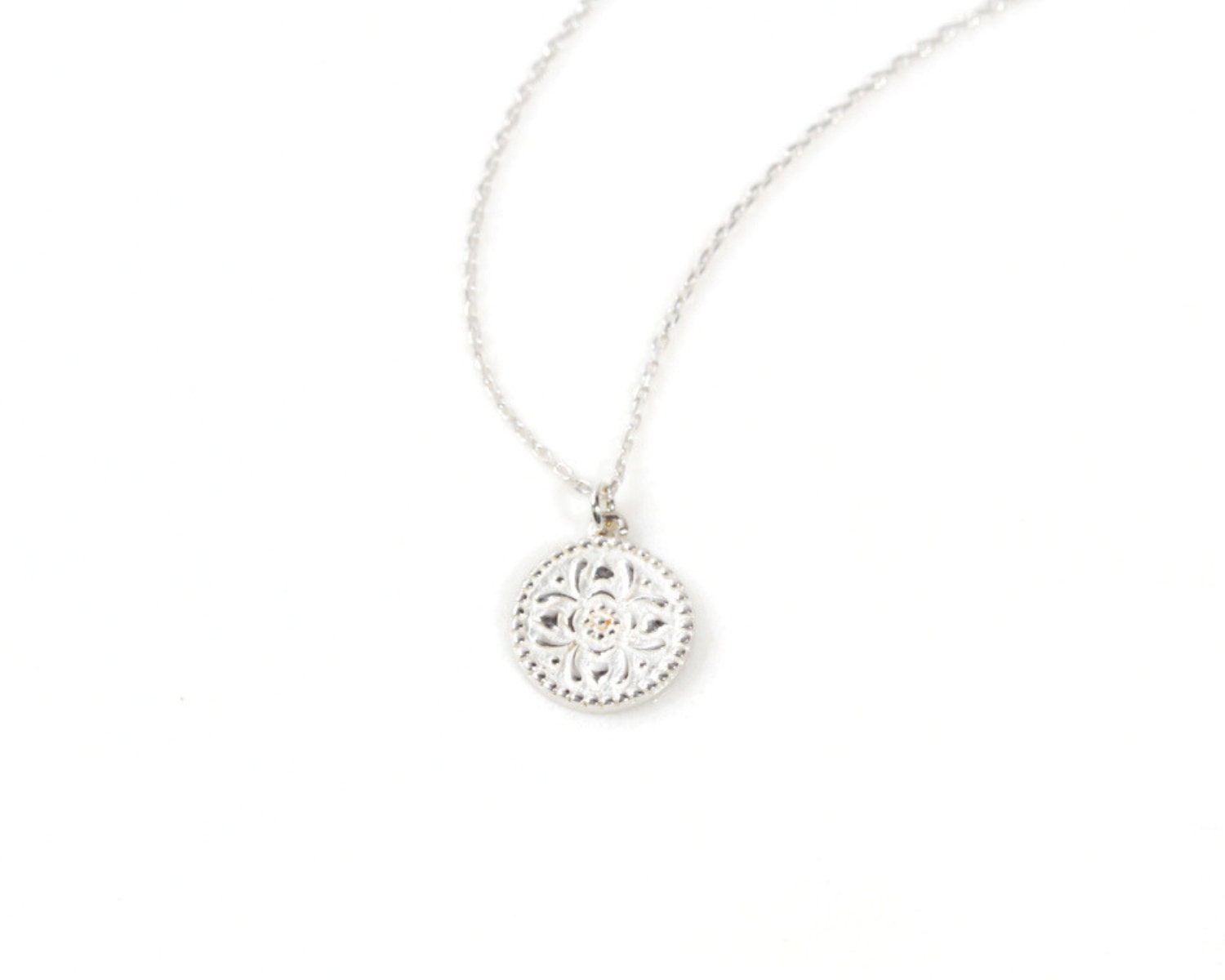 【STONEHENgE】Love Duet〜Silver Flower Necklace SA25A85F STONEHENGE LOVE DUET SILVER NECKLACE SA25A81U