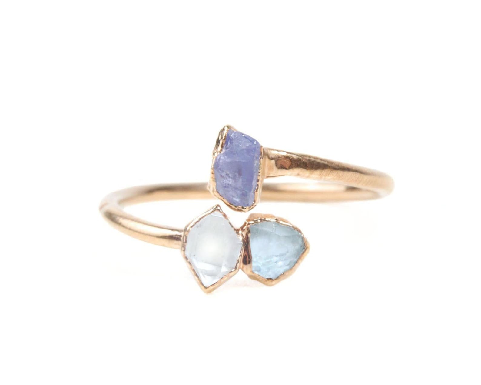 Custom Birthstone Ring (Etsy Artisan)