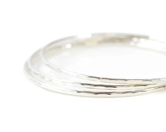 Bangles / Sterling Silver Bangle / Bangle Bracelets for Women / Stacking Bracelet / Stacking Bracelets for Women / Sterling Silver