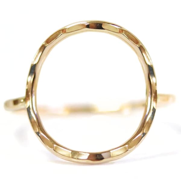 Open Circle Ring Etsy
