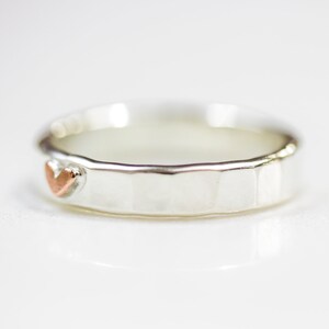Heart Ring / Stacking Ring / Love Jewelry / Anniversary Gift / Wife ...