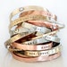 Personalized Bracelet / Graduation Gift / Customized Cuffs / Gift for Her / Custom / Personalized Jewelry / for Her / Sentimental Gift
