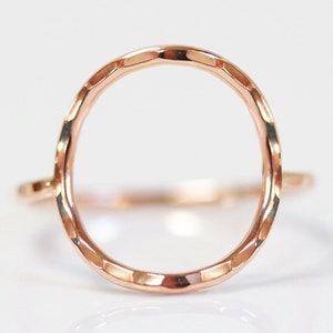 Circle Ring / Open Circle Ring / Simple Ring / Stacking Ring / Stackable Ring / Circle Meaning / Circle Jewelry / Gifts / Christmas Gifts image 7