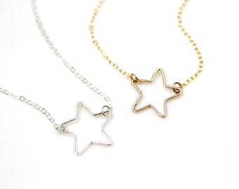 Star Necklace / Shape Necklace / Handmade Necklace / Necklace For Women / Star Jewelry / Necklace For Women