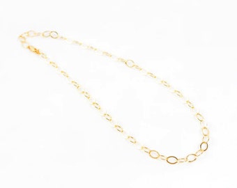 14k Gold Filled Chain / 14k Gold Chain / Gold Chain / Gold Chain Necklace / Oval Link Chain / Layering Necklace / Gold Necklace / Layering