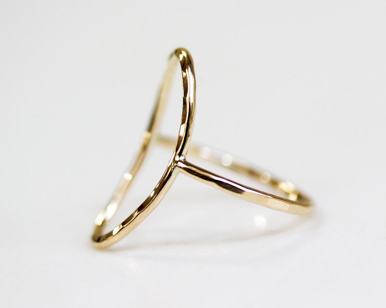 Oval Ring / Simple Oval Ring / Gift for Her / Mothers Day Gift / Gold or Rose or Silver Simple Ring / Graduation Gift / Simple Ring image 10