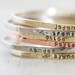Personalized Gift For Mom / Mothers Day Gift / Custom Name / Personalized / Gift for Her / Graduation / Name Bangles / Unique Gift For Mom 