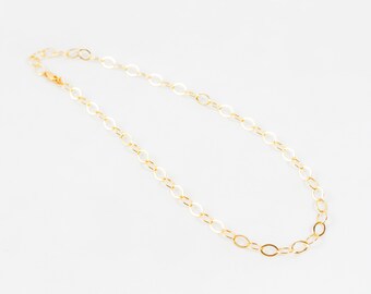 14k Gold Filled Chain / 14k Gold Chain / Gold Chain / Gold Chain Necklace / Oval Link Chain / Layering Necklace / Gold Necklace / Layering