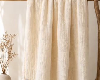 Sommerdecke, Musselin-Sommerdecke für Erwachsene, 100% Baumwolle, Perfekte Begleiter auf dem Sofa, im Bett, im Kinderzimmer oder unterwegs.