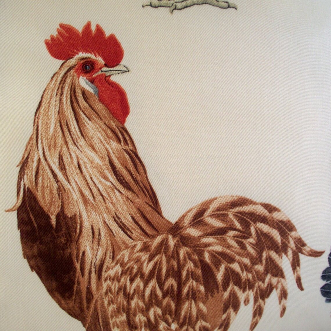 Rooster Pillow Cover Chicken Pillow Hen Pillow Farmhouse Etsy