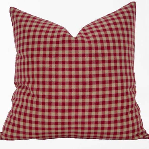 Gingham Pillow Etsy