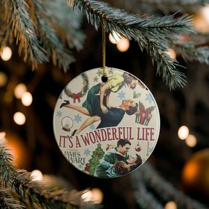 Ceramic ornament, inspirational quote, holiday decor, christmas gift, housewarming present, home accent