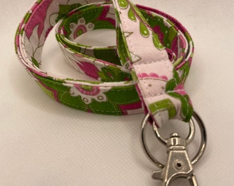 fabric lanyard -  keys- whistle - ID Badge