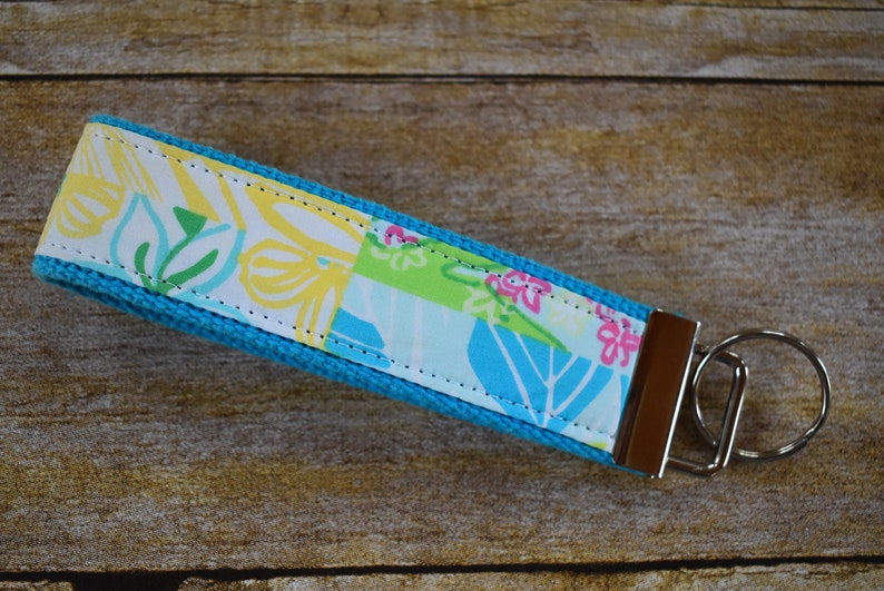 Lilly Pulitzer Strap Key Fob Key Chain
