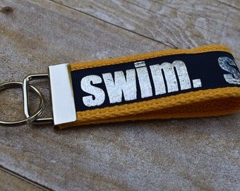 Mini key fob/ just keep swimming / Ready to Ship