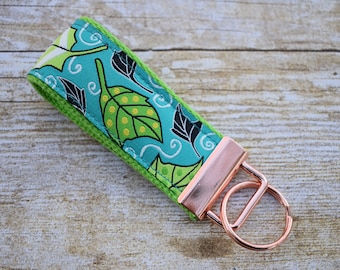 Mini key fob/ Leaves / Shipping Included / Ready to Ship