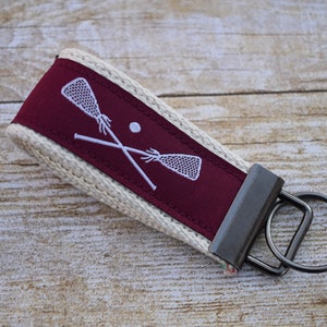 Mini key fob/ Lacrosse /  Ready to Ship