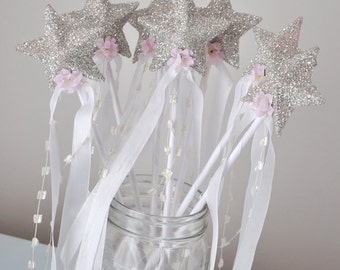 Twinkle Little Star Wand, Birthday Wand, Star Wand, Flower Girl Wand