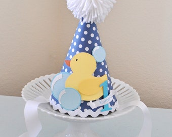 Rubber Duck Birthday Party Hat, Rubber Duck Birthday, Duck Birthday